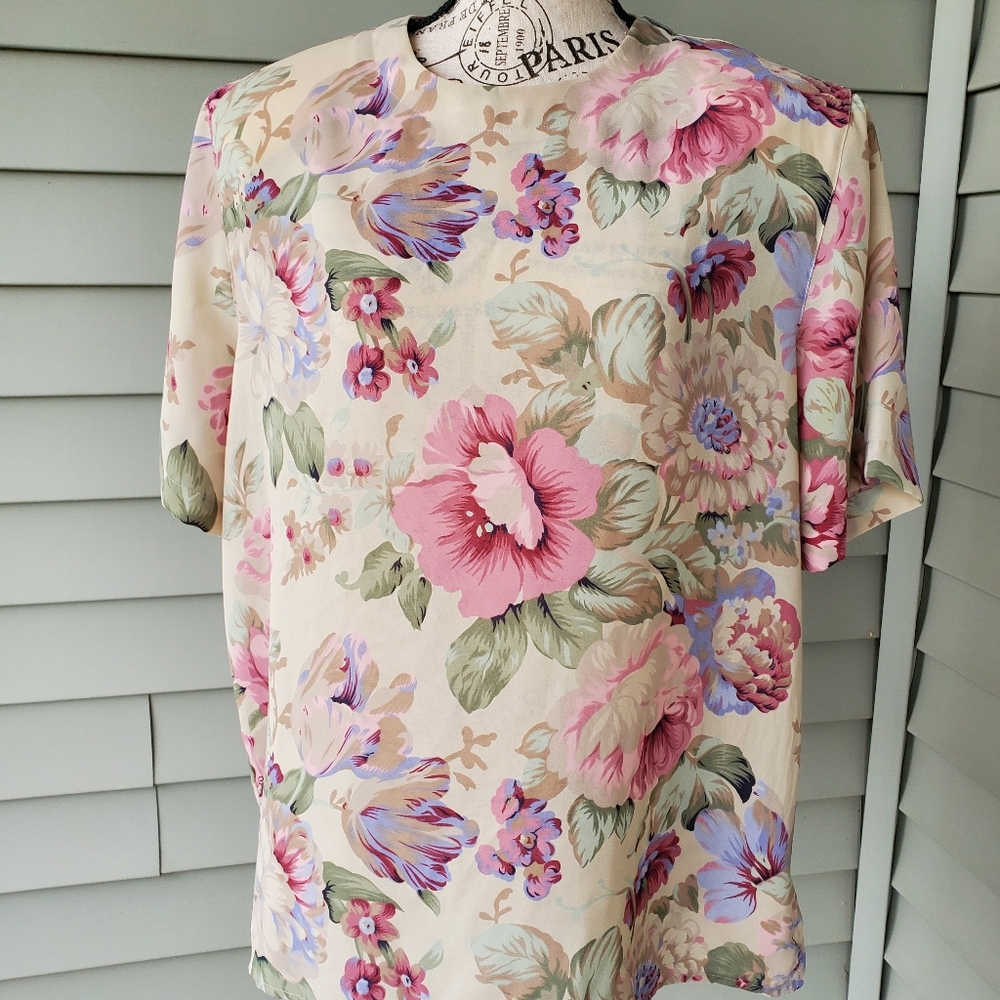 Alfred Dunner Padded Shoulder Top